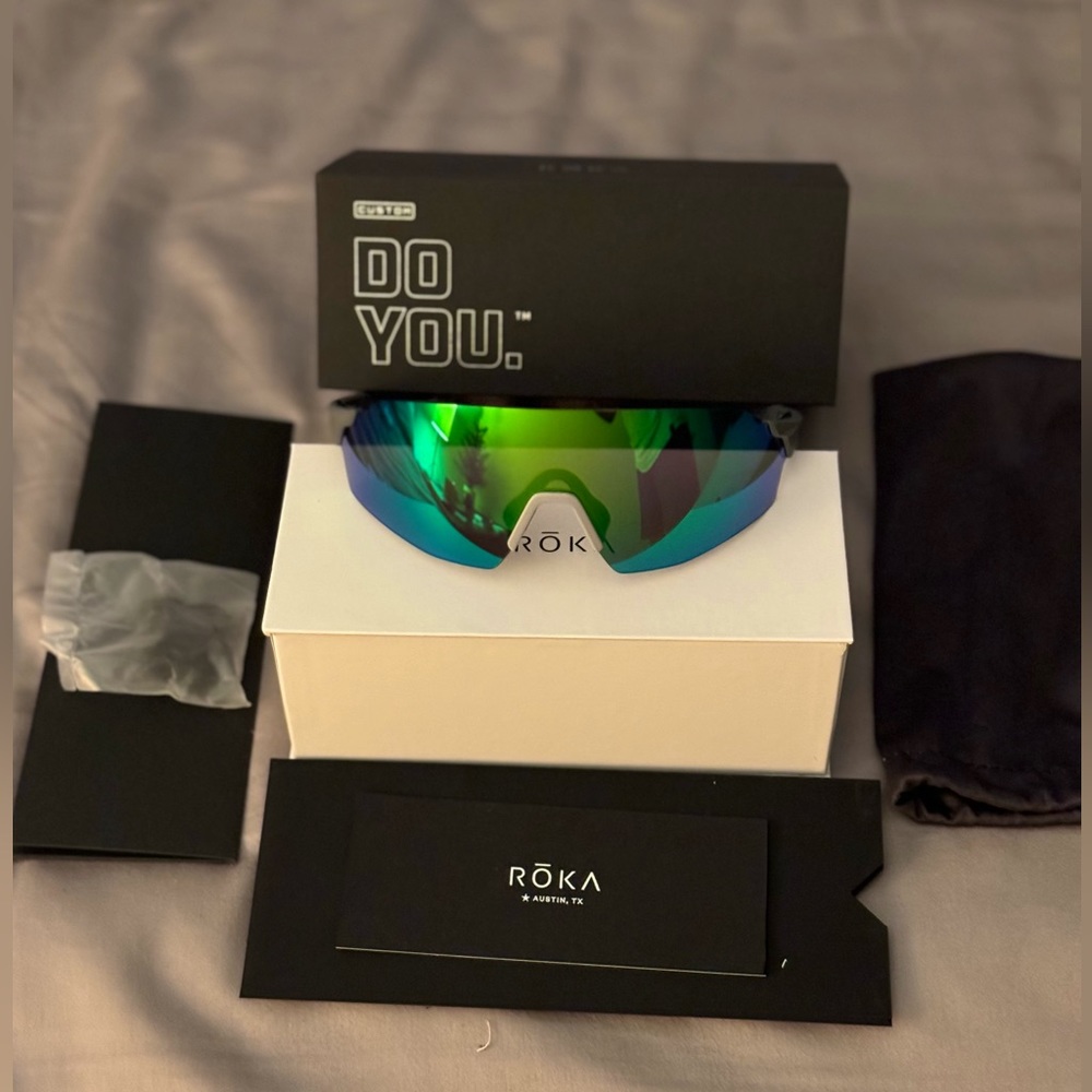 ROKA SL-1X Sunglasses Green Mirror/Urban Grey
